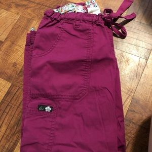 Koi wine scrip pant